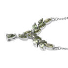 Natürliche, grüne Apatit-Halskette, 45 cm - 2,34 ct. image number 3