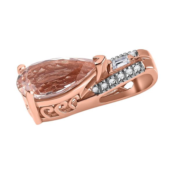 AA Morganit und Zirkon Anh&auml;nger- 2,02 ct. image number 4