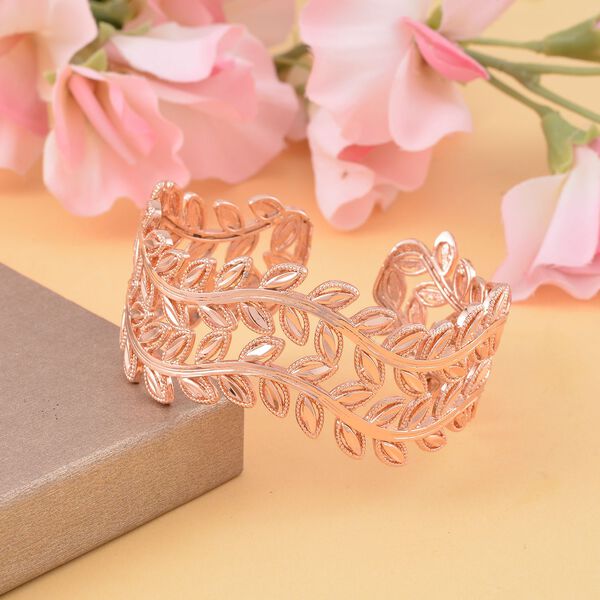 Flexibles Armreif, ca. 16.5-19.0cm,  rosefarben image number 2