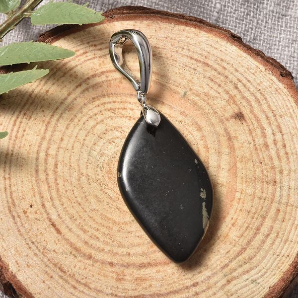 Shungit Anh&auml;nger 925 Silber rhodiniert ca. 13,77 ct image number 2