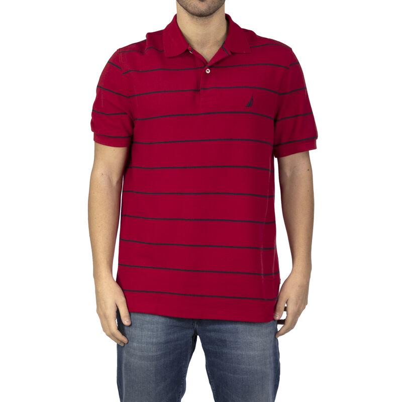 NAUTICA: Poloshirt mit aufgesticktem Logo, Rot image number 0