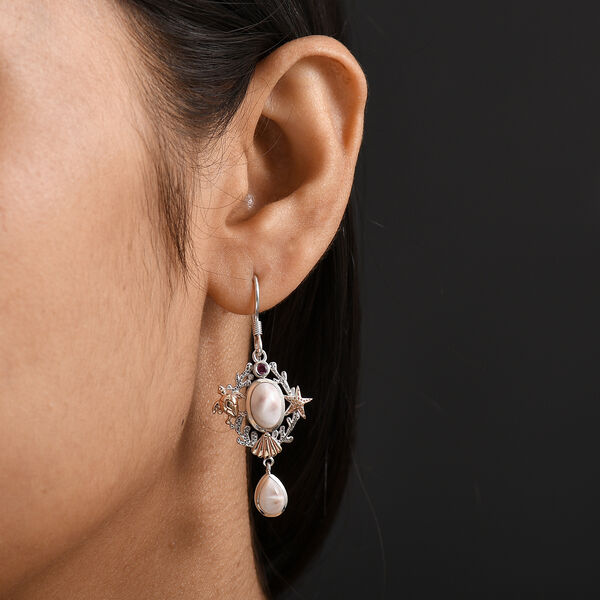 D&rsquo;joy AA Natrolith Ohrringe 925 Silber ca. 4.61 ct image number 3