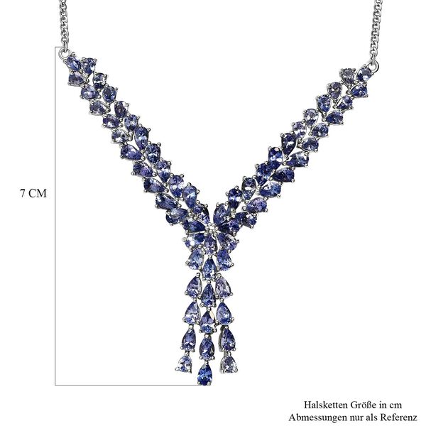 Tansanit 45cm Halskette - 12,28 ct. image number 6