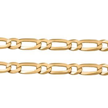 Figaro Kette, 50cm, 925 Silber vergoldet