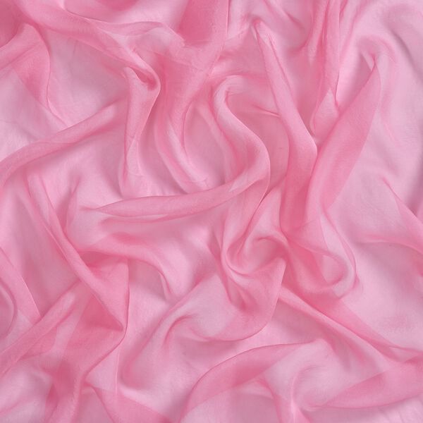 LA MAREY Chiffon Schal aus Seide, Lila image number 5