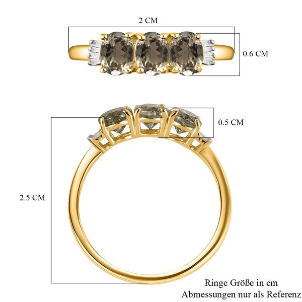 AAA Turkizit und Diamant-Ring - 2,71 ct. image number 7