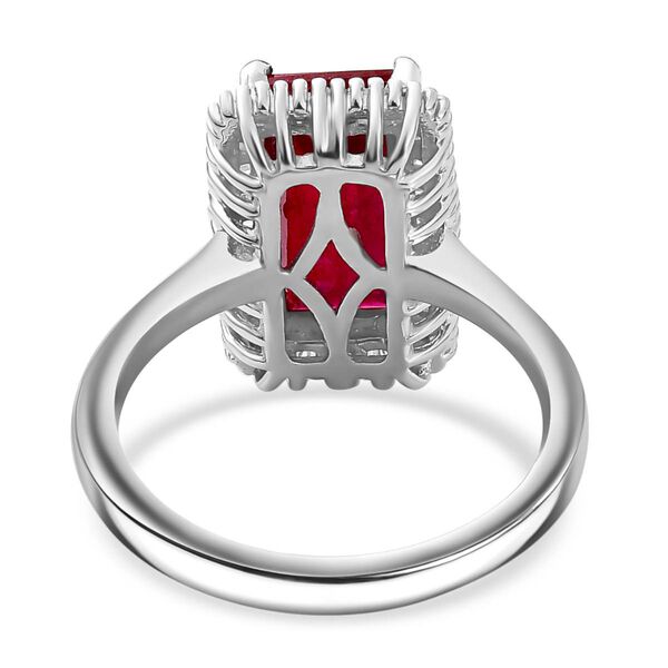 Afrikanischer Rubin und Diamant-Ring - 4,67 ct. image number 8