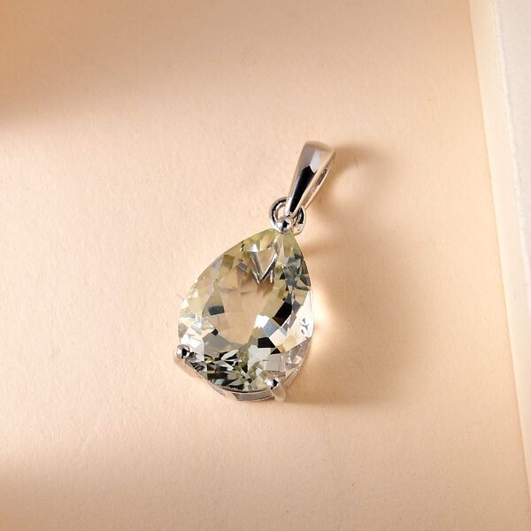 Prasiolith-Anh&auml;nger - 7,49 ct. image number 3