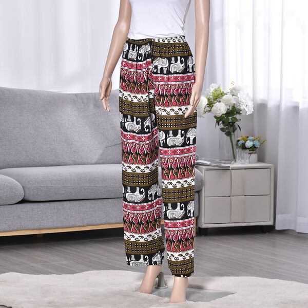 Hose für Damen, Rosa und schwarz image number 3