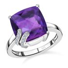 Lusaka Amethyst und Zirkon-Ring - 5,83 ct. image number 3