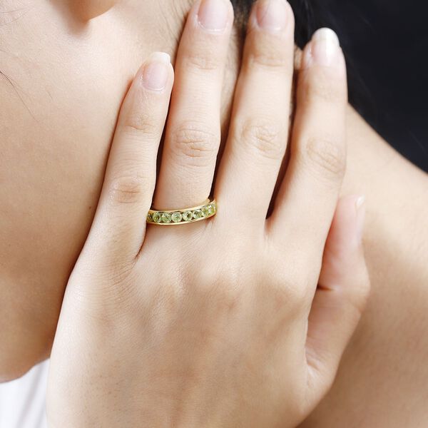 Nat&uuml;rlicher Peridot-Ring - 1,12 ct. image number 3