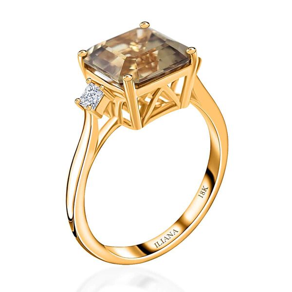 AAA Turkizit, Wei&szlig;er Diamant Ring 585 Gold (Gr&ouml;&szlig;e 20.00) ca. 4,35 ct image number 3