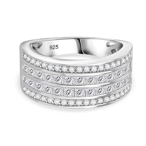 Moissanit Ring, ca. 1,60 ct. image number 0