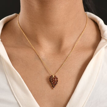 EverTrue Mosambik Granat Anhanger mit 50cm Kette - 2,67 ct.