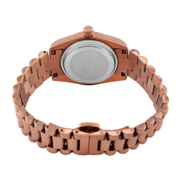 Moissanit Uhren 20 cm Reiner Edelstahl IP Rosa Plattierung image number 7