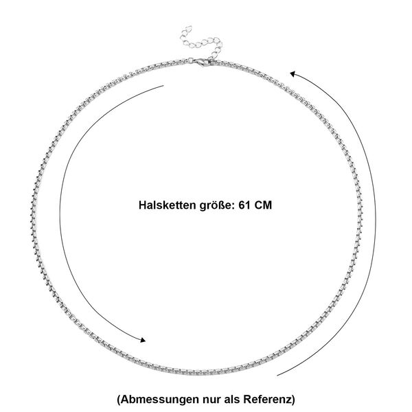 316L Edelstahl Halskette ca. 60 cm + 5 cm Extender, ca. 29,20g image number 5