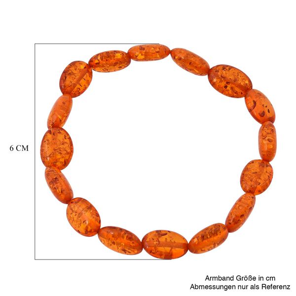 Synthetisches Bernstein Armband, 19cm - 26,25 ct. image number 3