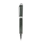 13.4*1.3cm(5.25*0.63inch )Olmec jade pen ( ball pen) ,white crystal,metal:brass,plating:std white,cutting on metal,approx