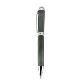 13.4*1.3cm(5.25*0.63inch )Olmec jade pen ( ball pen) ,white crystal,metal:brass,plating:std white,cutting on metal,approx 13.4*1.3cm(5.25*0.63inch )Olmec jade pen ( ball pen) ,white crystal,metal:brass,plating:std white,cutting on metal,approx