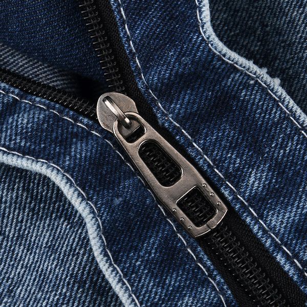 LIVMORE Shopper Tasche mit Rei&szlig;verschlussfach und Innenfach 42 x 34 x 8 cm Hellblau image number 8