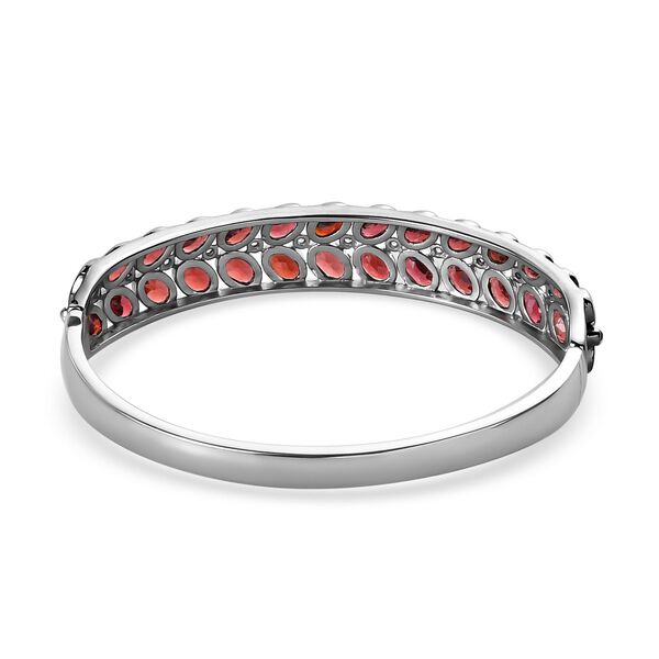 Roter Granat und Zirkon-Armreif, 19 cm - 16,69 ct. image number 5