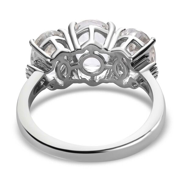 AA Hyalit Opal und Diamant Ring - 3,11 ct. image number 5