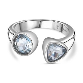 Himmelblauer Topas-Ring - 1,97 ct.