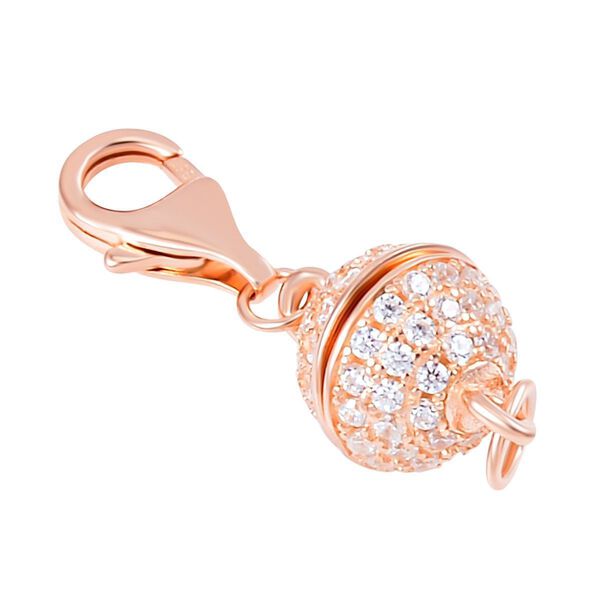 TOUCH und LOCK Zirkonia Magnetverschluss in ros&eacute;vergoldetem Silber image number 2