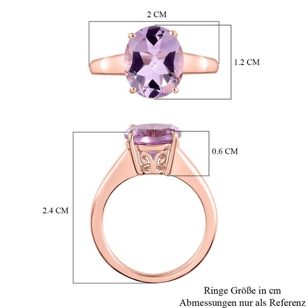 Rose de France Amethyst Ring - 3,29 ct. image number 7