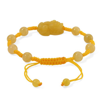 Honig Jade Armband Flexibles (10-15 Werktage Lieferzeit)  ca. 60.00 ct