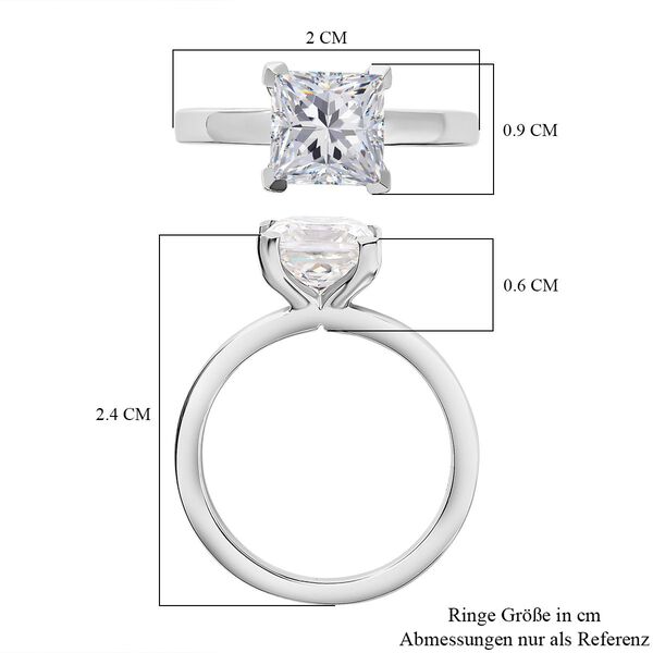 Moissanit Ring - 1,85 ct. image number 5