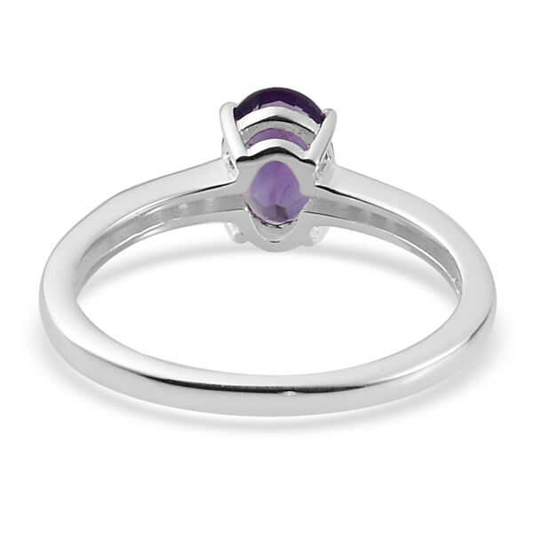 Afrikanischer Amethyst und Zirkon-Ring, 925 Silber  ca. 0,77 ct image number 6