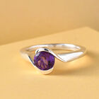 Afrikanischer Amethyst Bypass-Ring, 925 Silber  ca. 0,79 ct image number 1