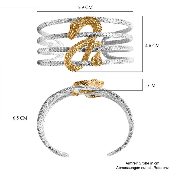 D'Joy 925 Silber Armreif ca. 19 cm ca. 55,60g image number 6