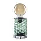 Vintage Edison Lampe aus Glas, (3AA nicht inkl.), 22 x 9 cm, grün image number 1