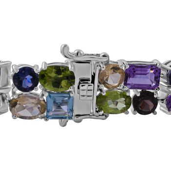 Multi Edelstein 19cm Armband - 44,51 ct.