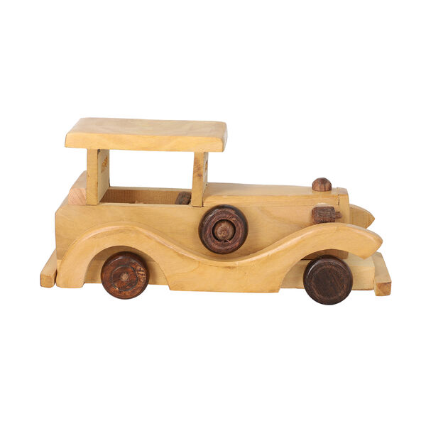 Handgefertigter Oldtimer, Braun image number 3