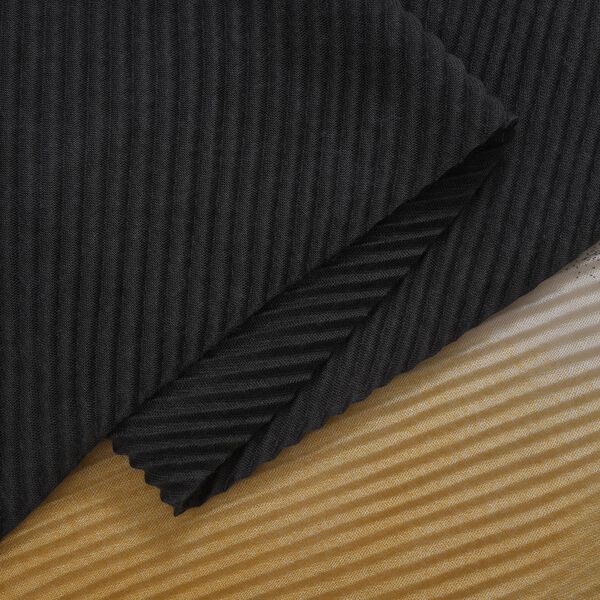 Plissee Schal mit Quasten und Farbverlauf, 180x90cm, grau image number 3