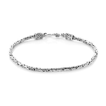 Royal Bali Kollektion - Borobudur Armband, ca. 19 cm, 925 Silber, ca. 9,28g