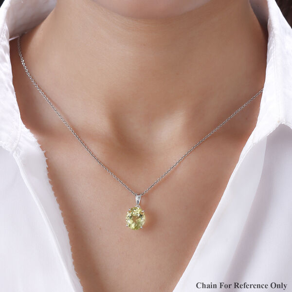 Ouro Verde-Quarz Anhänger - 4,58 ct. image number 2