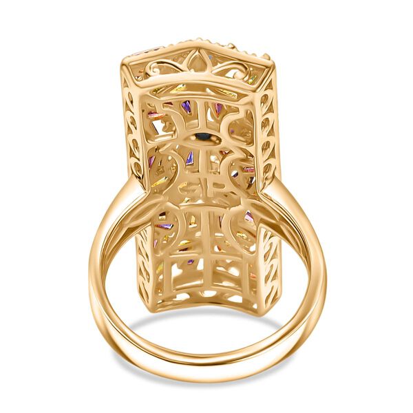 GP Italian Garden Kollektion - AA Multi-Edelstein und blauer Saphir Ring - 2,70 ct. image number 7