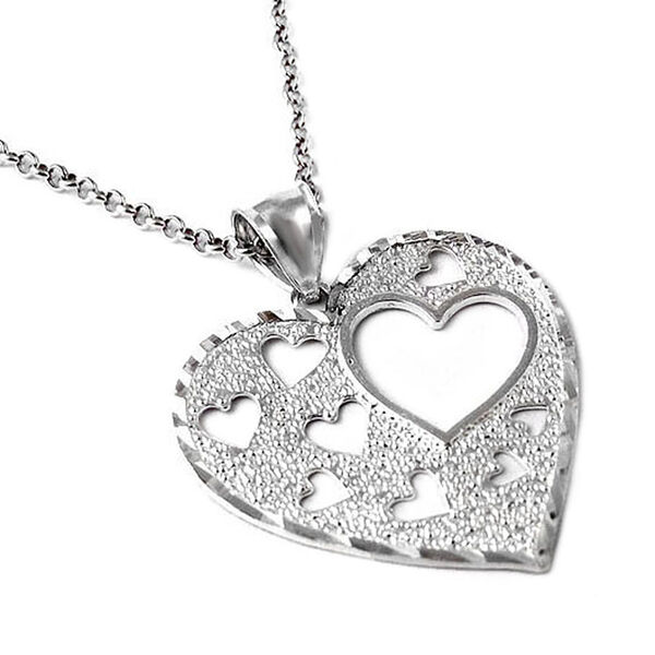 Herz-Anhänger mit 45cm Kette image number 0