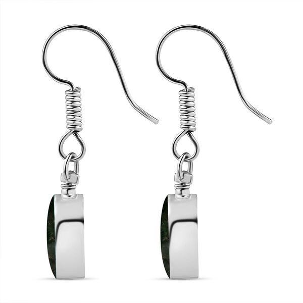 Smaragd Matrix Ohrringe, Messing ca. 6.00 ct image number 4