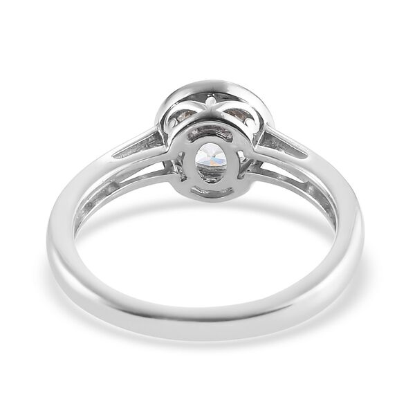 LUSTRO STELLA Hergestellt mit ZIRKONIA Solit&auml;r Ring 925 Silber Platin-&Uuml;berzug (Gr&ouml;&szlig;e 16.00) ca. 1,76 ct image number 6