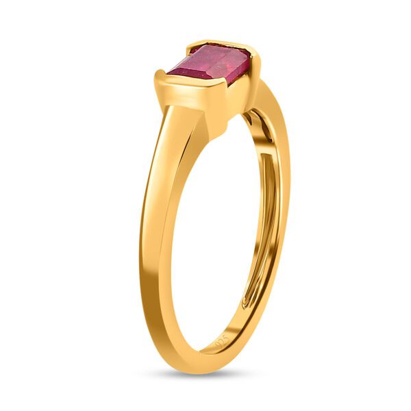 Afrikanischer Rubin-Solit&auml;r-Ring - 0,82 ct. image number 5