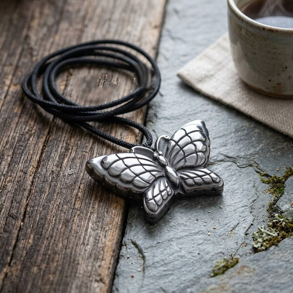 Terahertz Halskette, Schmetterling ca. 71 cm, ca. 100.00 ct image number 2