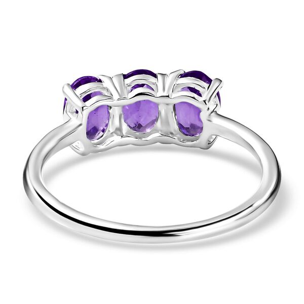 Afrikanischer Amethyst Ring, 925 Silber (Größe 16.00) ca. 1,25 ct image number 6