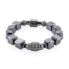 Terahertz Armband ca. 19 cm Reiner Edelstahl ca. 130,00 ct.