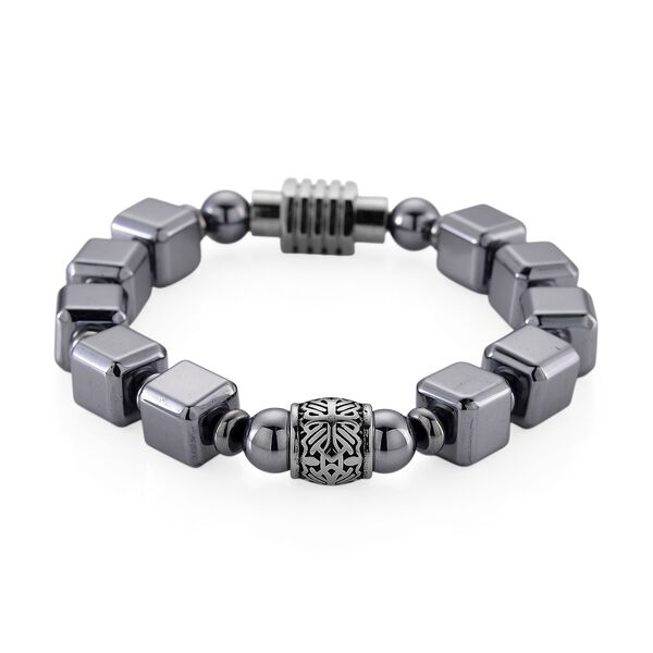 Terahertz Armband ca. 19 cm Reiner Edelstahl ca. 130,00 ct. image number 0