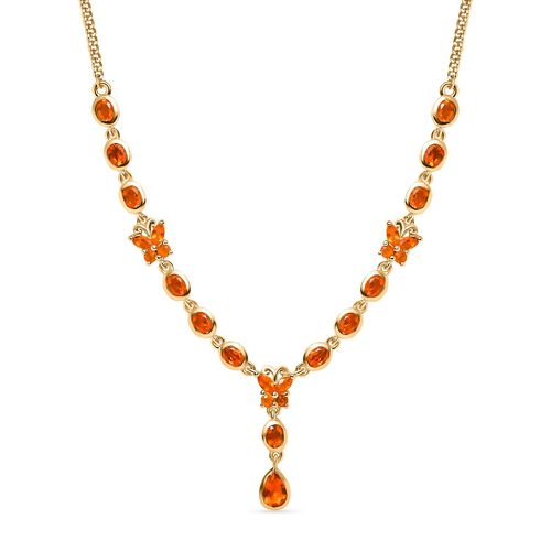 AA Salamanca Feueropal Halskette, 45 cm - 2,37 ct. image number 0